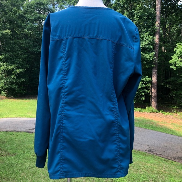 Cherokee Teal Scrub Revolution Jacket - Picture 5 of 10